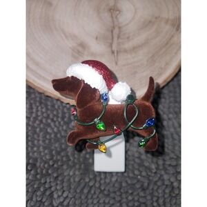 Bath & Body Works CHRISTMAS DACHSHUND Dog Wallflower Fragrance Plug In Diffuser